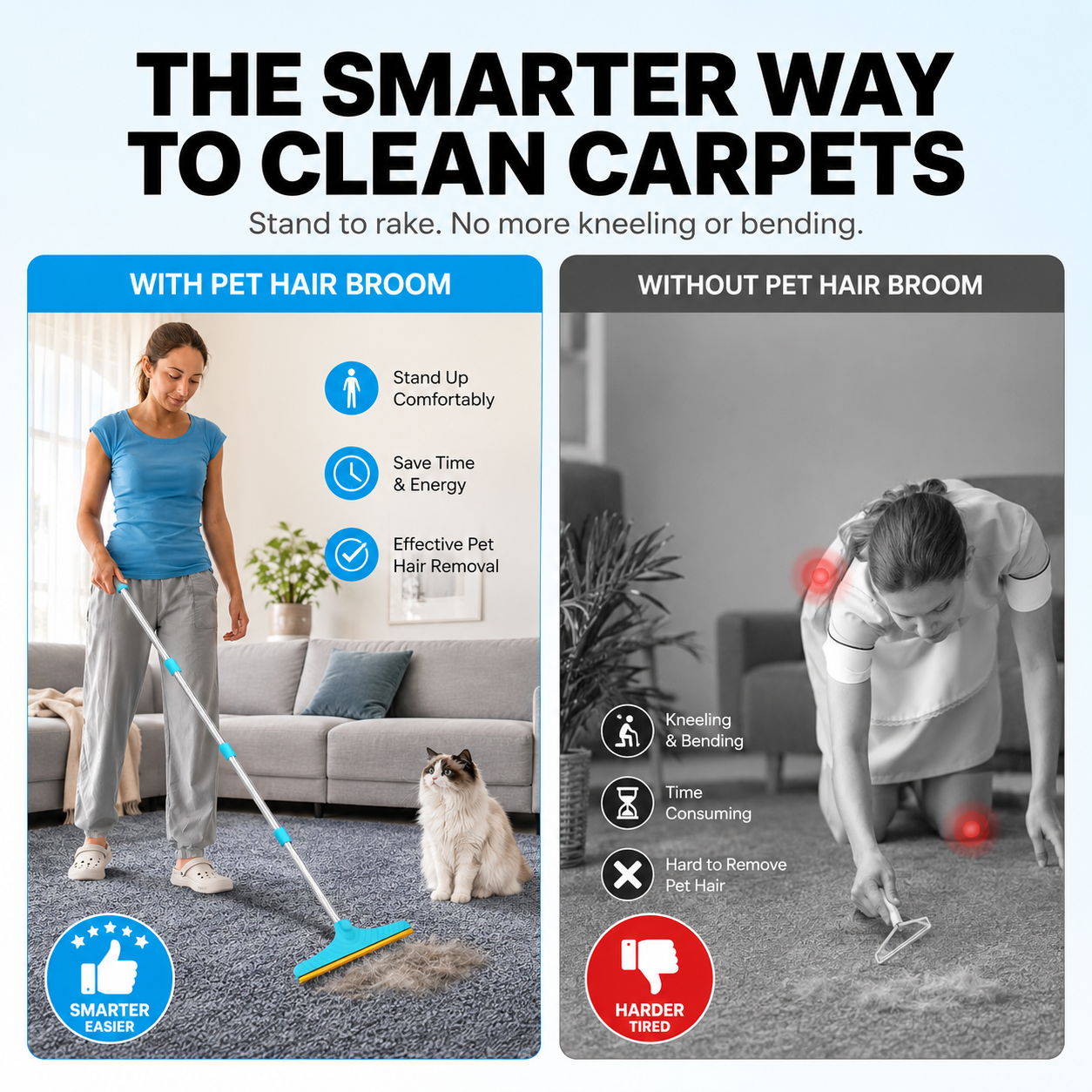 Pet Hair Removal Broom